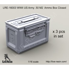 LRE16003   WWII US Army .50 M2 Ammunition Ammo Box Closed